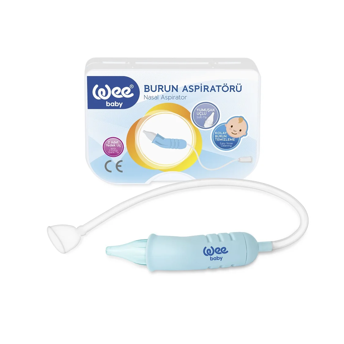 Aspirator nazal pentru bebelusi, 1 bucata, Wee Baby