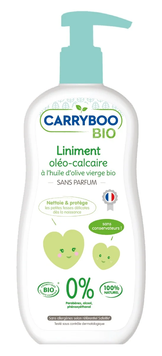 Ulei de corp pentru bebelusi fara parfum si cu ulei de masline BIO, 450ml, Carryboo