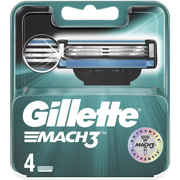 Set rezerve aparat de ras Mach3, 4 bucati, Gillette