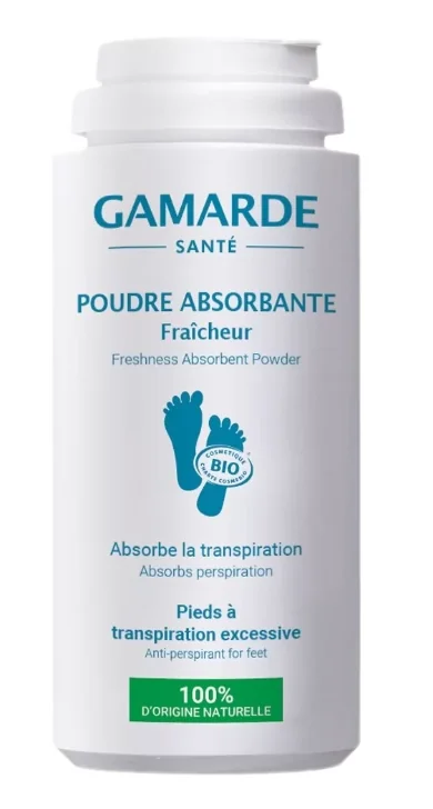 Pudra absorbanta pentru picioare, 35g, Gamarde