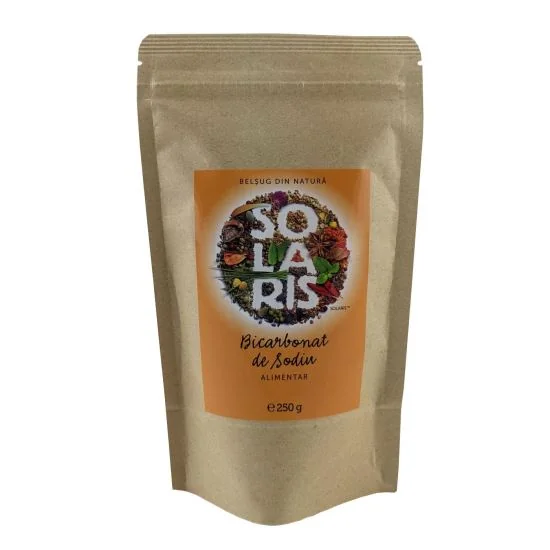 Bicarbonat de sodiu alimentar, 250g, Solaris