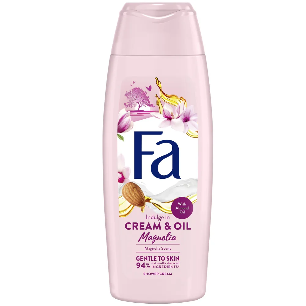 Gel de dus Cream & Oil Magnolia, 400ml, Fa