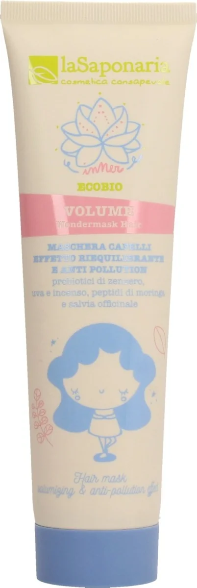 Masca de par pentru volum si anti-poluare, 150ml, La Saponaria