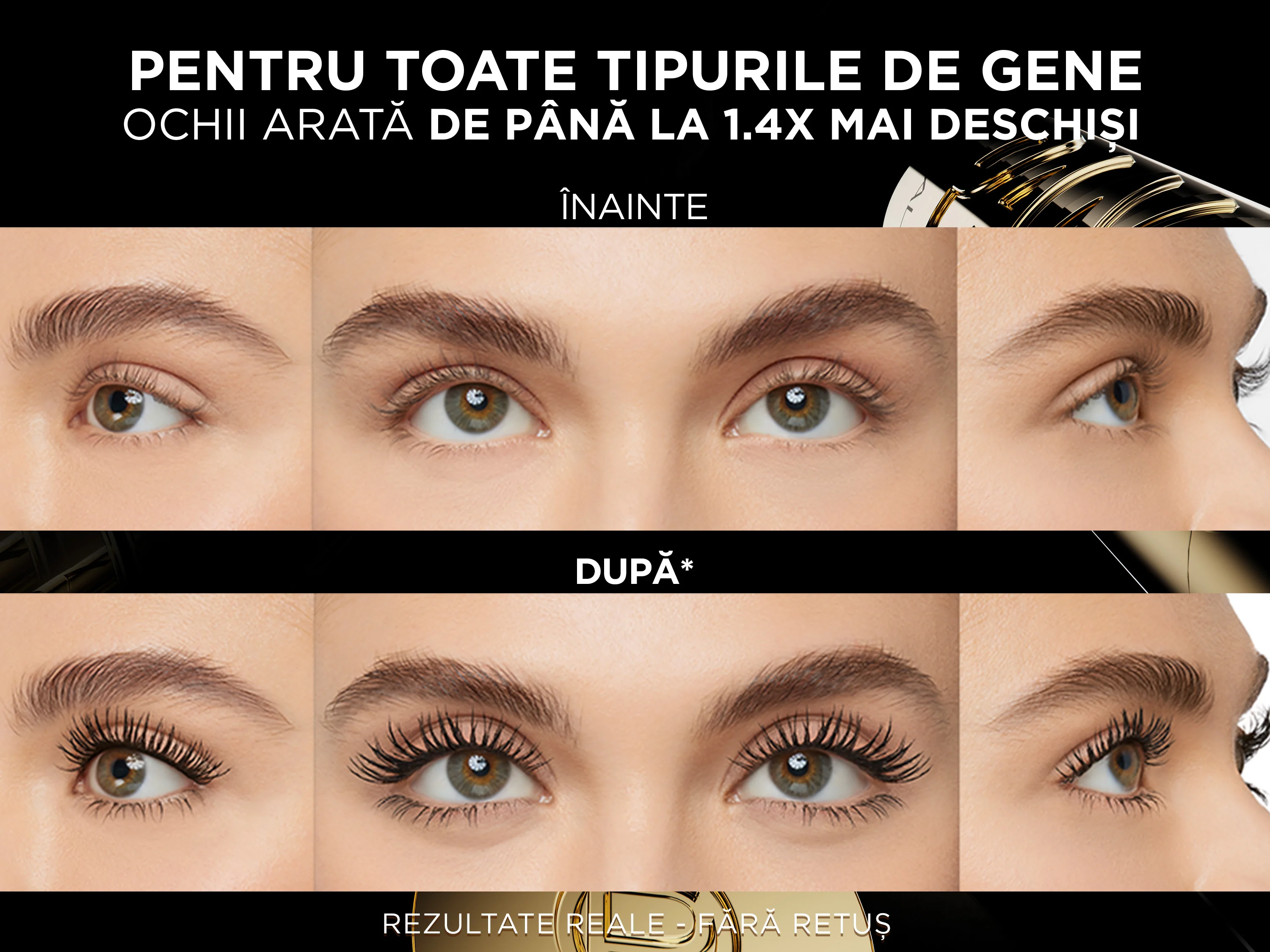 Mascara Panorama pentru toate tipurile de gene