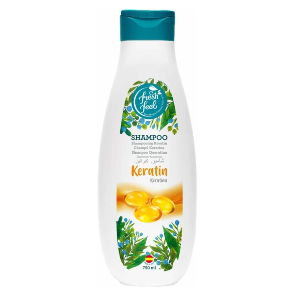 Sampon cu keratina, 750ml, Fresh Feel