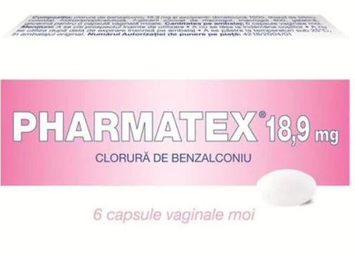 Pharmatex capsule vaginale 18,9mg, 6 capsule vaginale, Innotech