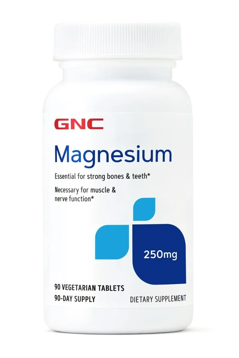 Magnesium 250mg, 90 tablete, GNC