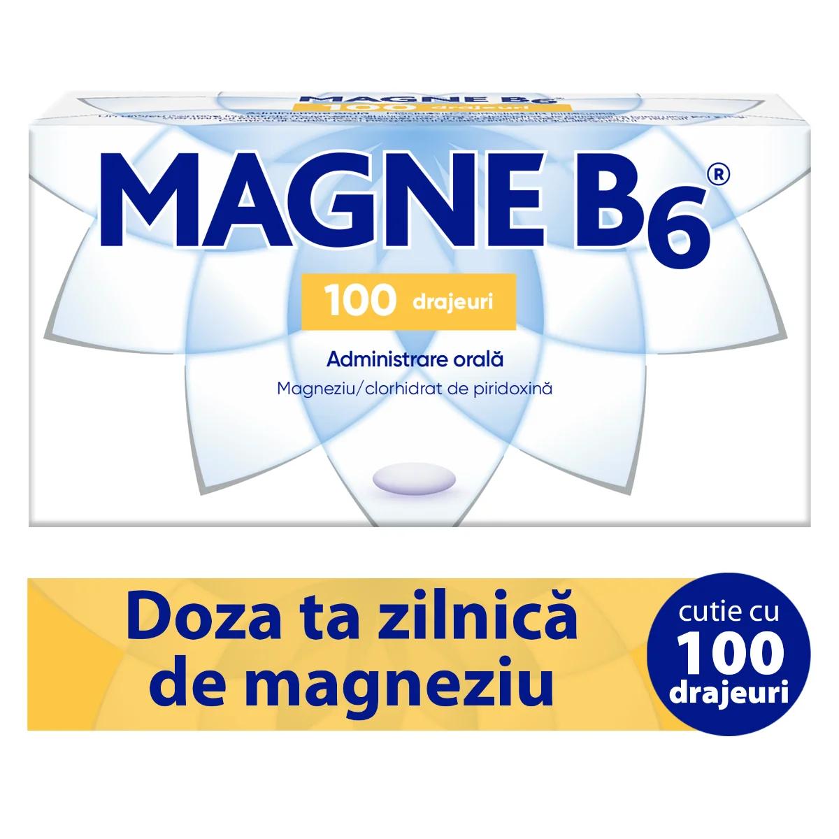 Magne B6, 100 drajeuri, Sanofi 