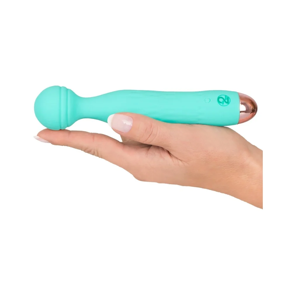 Mini vibrator cu 7 moduri de vibratie turcoaz, 1 bucata, Cuties 