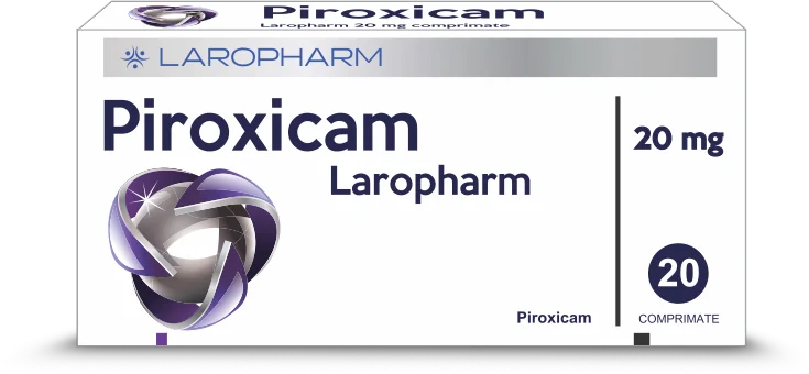 Piroxicam 20mg, 20 comprimate, Laropharm