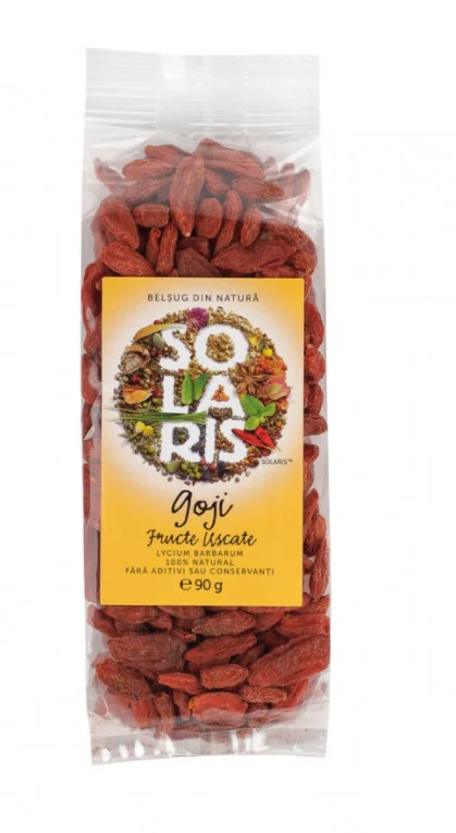 Fructe uscate goji, 90g, Solaris