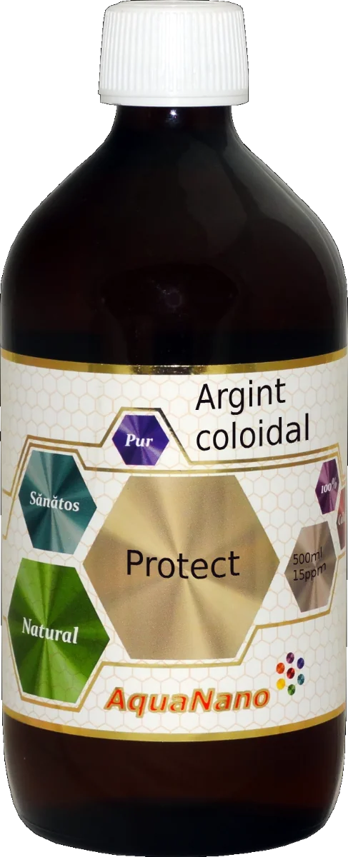 Argint Coloidal Protect 15 ppm AquaNano, 480ml, Aghoras