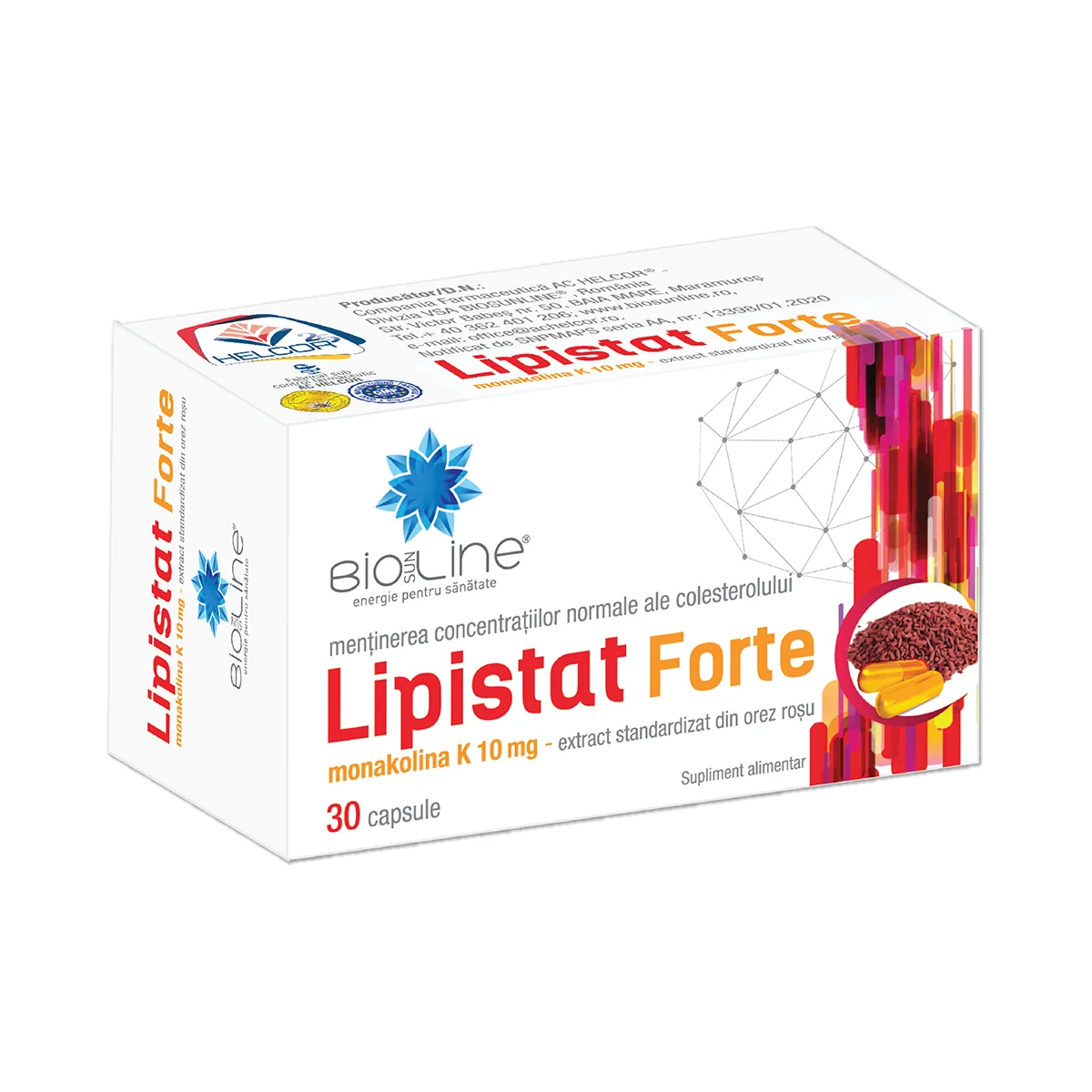 Lipistat Forte, 30 capsule, BioSunLine