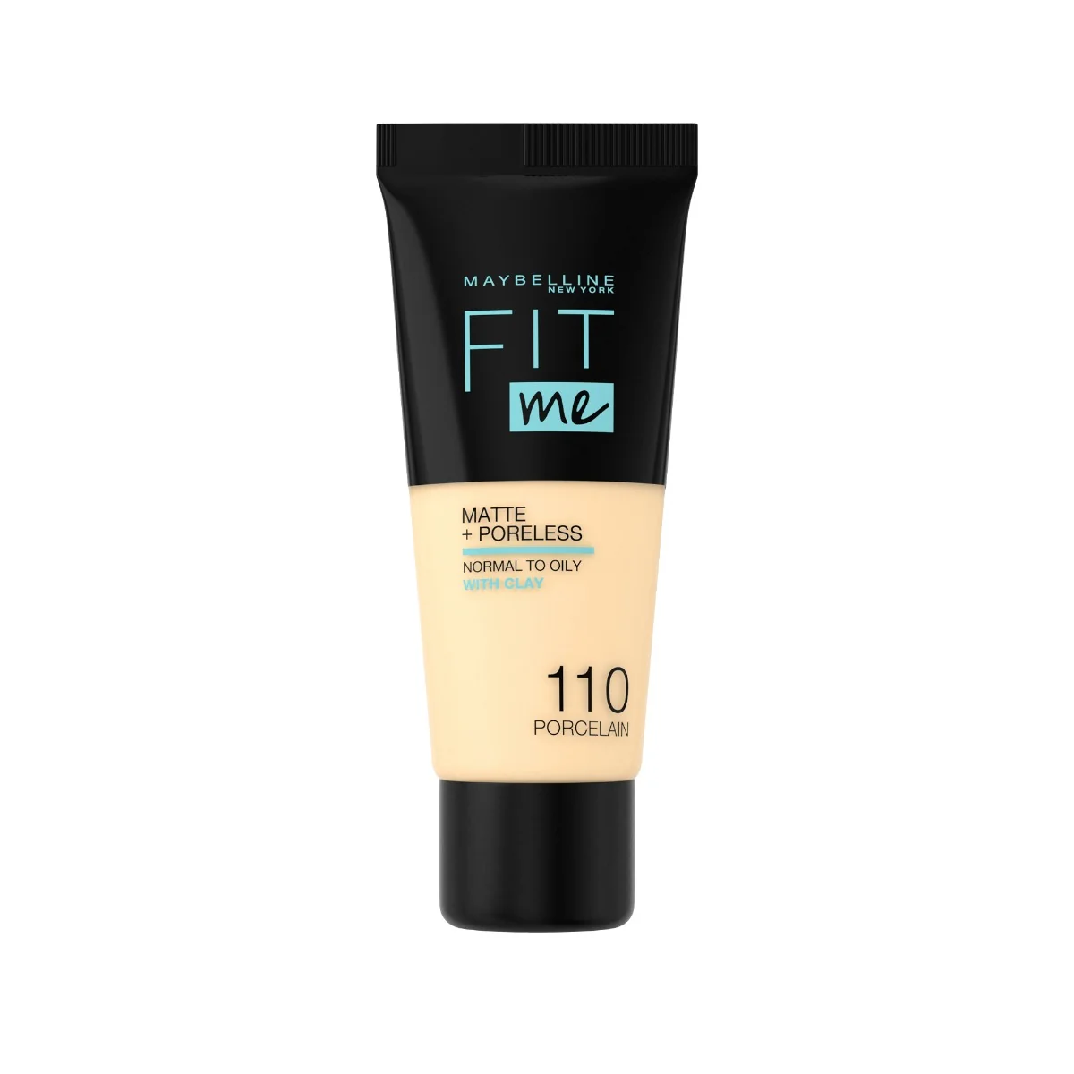 Fond de ten Matte & Poreless 110 Porcelain Fit Me, 30ml, Maybelline 