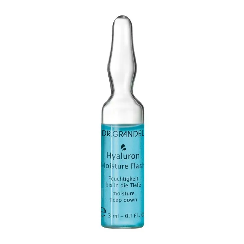 Fiola cu concentrat pentru intarirea, netezirea si hidratarea pielii Hyaluron, 3ml, Dr. Grandel 