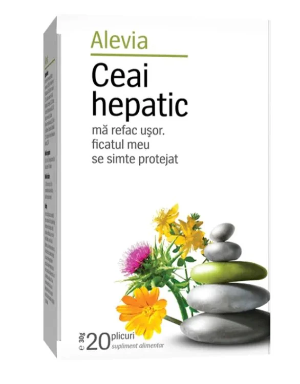 Ceai hepatic, 20 plicuri, Alevia