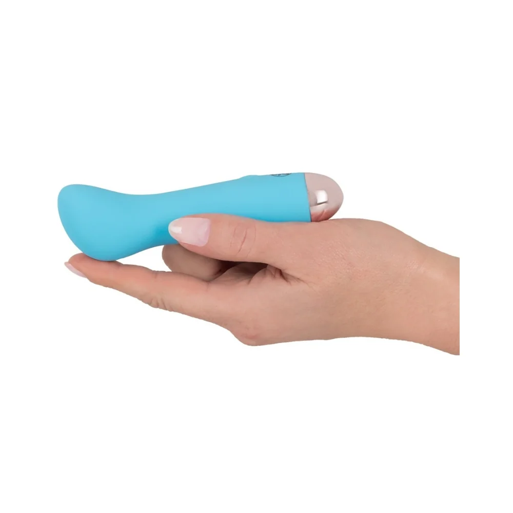 Mini vibrator cu 7 moduri de vibratie albastru, 1 bucata, Cuties 