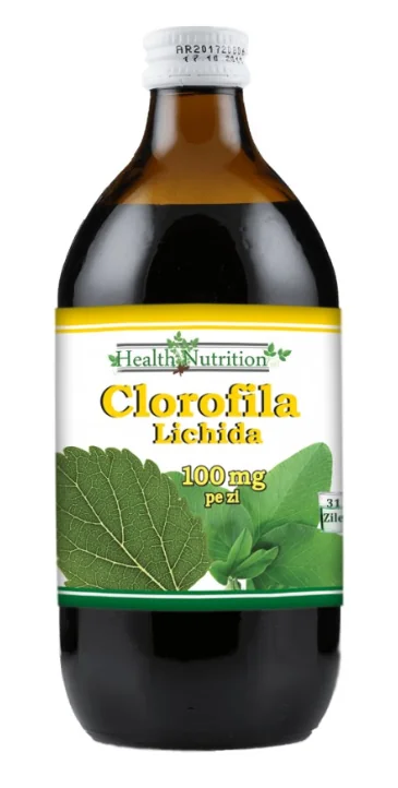 Clorofila lichida, 500ml, Health Nutrition