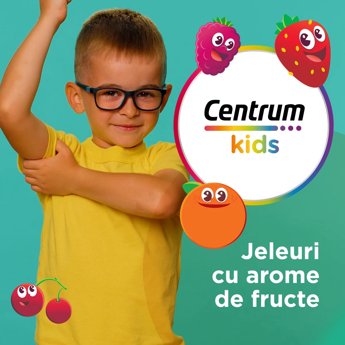 Centrum Kids VitaGummies Multifruit, 60 jeleuri, Haleon 