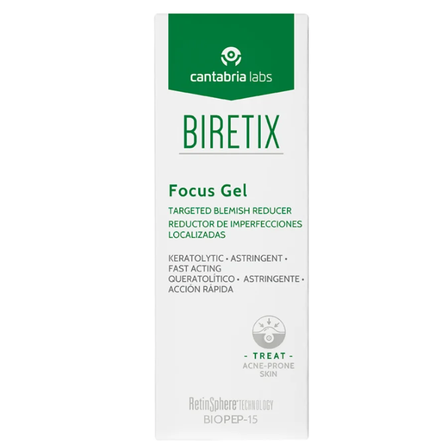 Gel pentru reducerea imperfectiunilor Focus Gel Biretix, 15ml, Cantabria Labs 