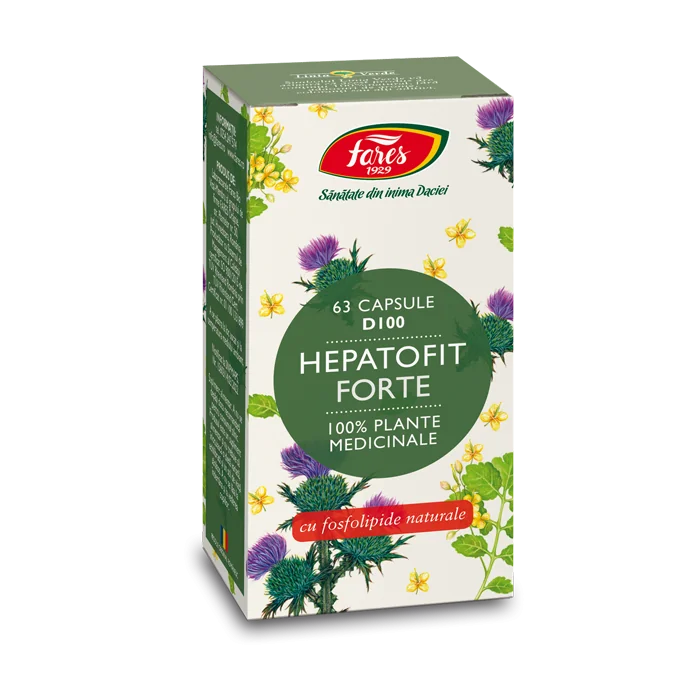 Hepatofit forte, 63 capsule, Fares