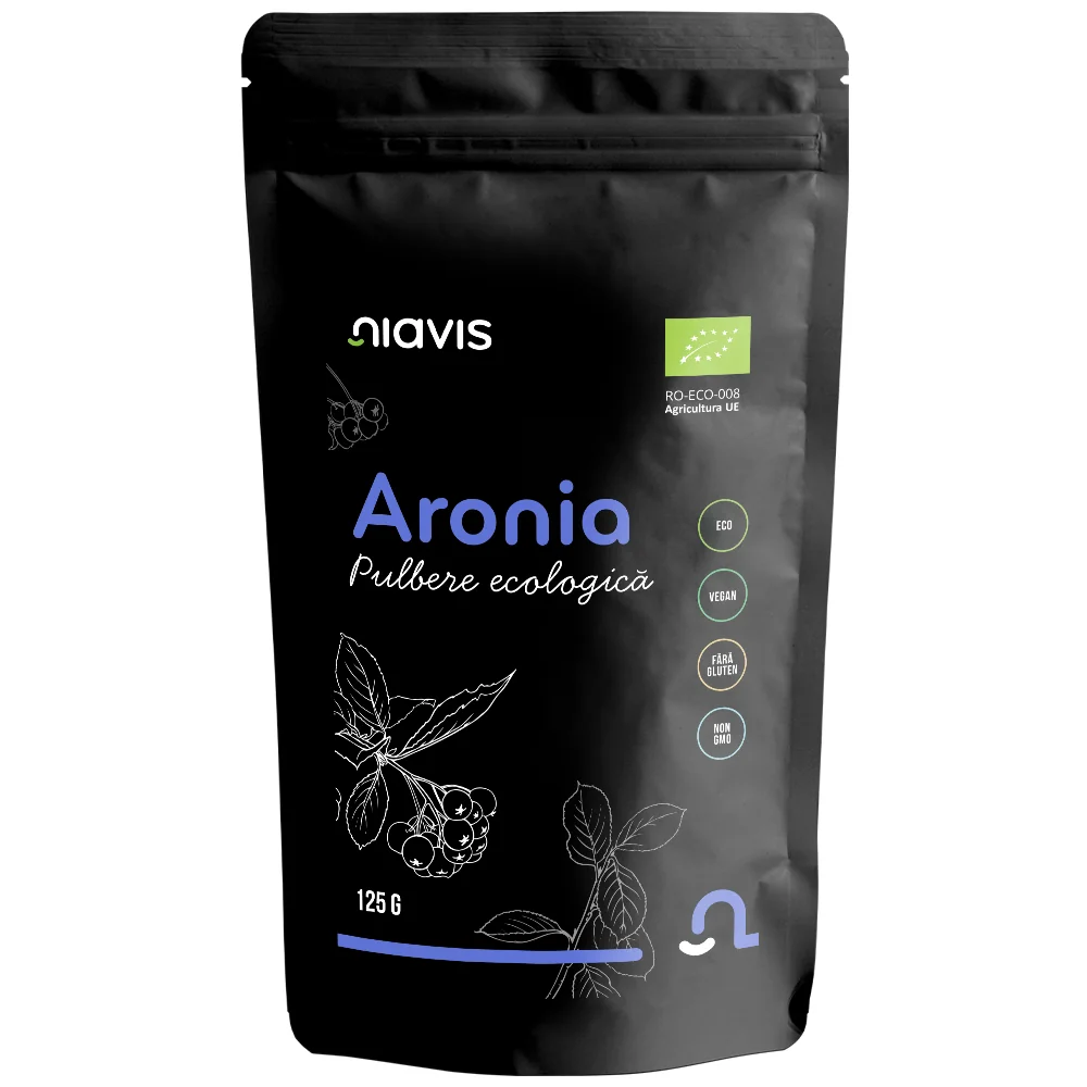 Aronia pulbere ecologica, 125g, Niavis