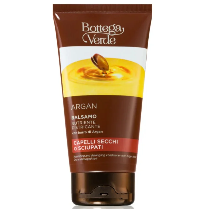 Balsam pentru par fragil cu unt de argan, 150ml, Bottega Verde