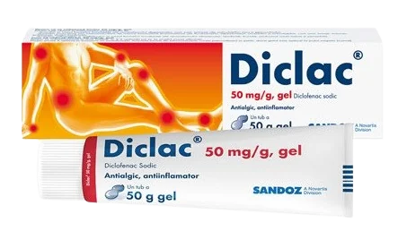 Diclac gel 5%, 50g, Sandoz