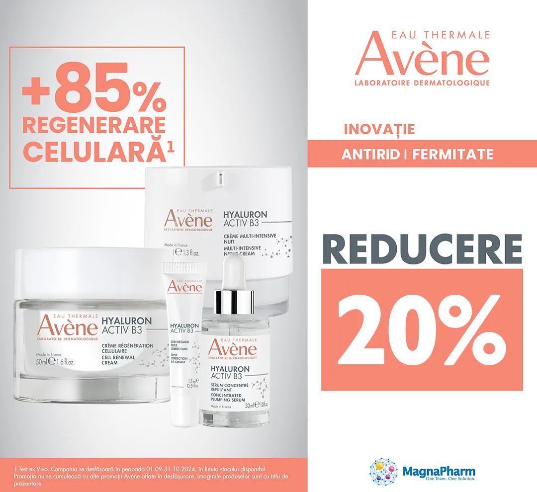 Ofertele lunii Septembrie, Octombrie 2024 Avene Hyaluronic