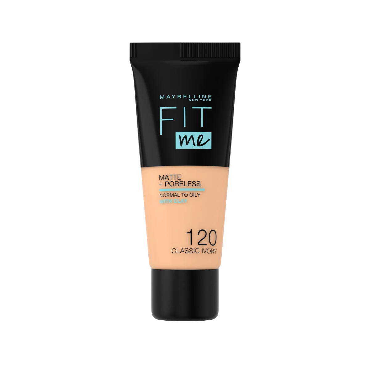 Fond de ten Matte & Poreless 120 Classic Ivory Fit Me, 30ml, Maybelline 