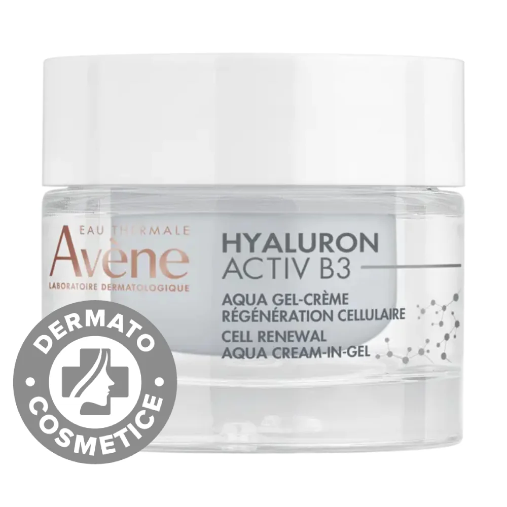 Crema pentru regenerare celulara Aqua-gel Hyaluron Activ B3, 50ml, Avene