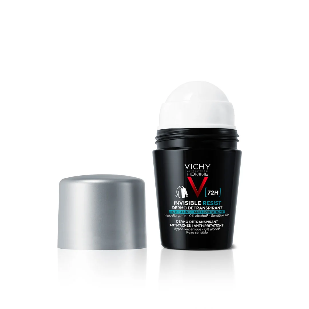 Deodorant Roll-on Invisible Resist 72h Homme, 50ml, Vichy 