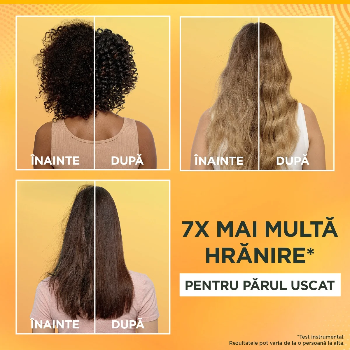 Masca hranitoare pentru parul uscat Hair Food Banana, 390ml, Fructis 