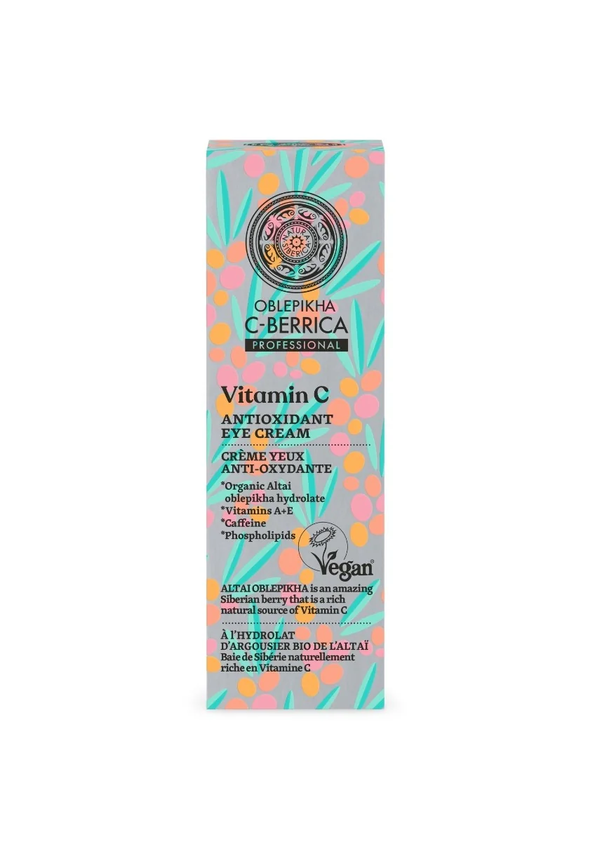 Crema antioxidanta pentru ochi Oblepikha C-Berrica, 30ml, Natura Siberica