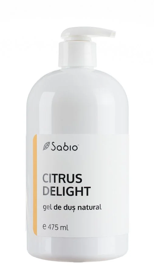 Gel de dus natural Citrus Delight, 475ml, Sabio