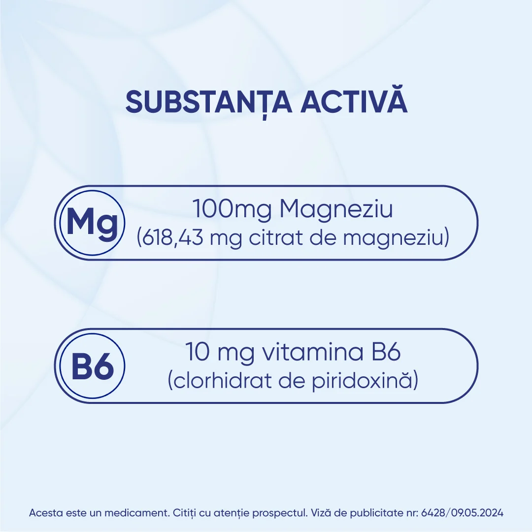 Magne B6 Premium 100mg / 10mg, 40 comprimate, Sanofi 