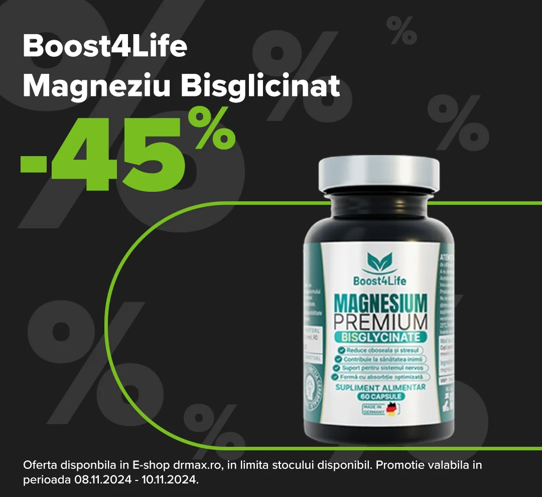 Black Friday 2024 Boost4Life Magneziu bisglicinat