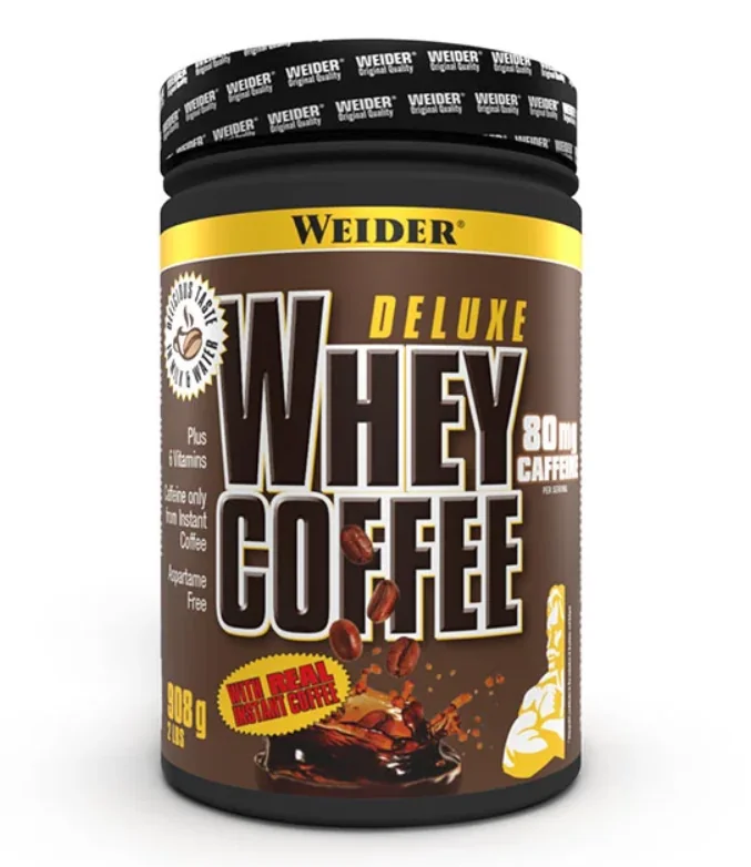 Pudra proteica cu aroma de cafea Whey Coffee, 908g, Weider