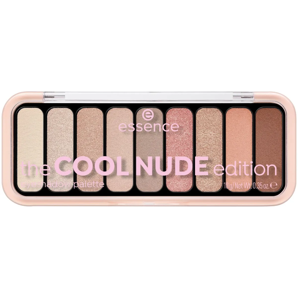 Paleta de farduri The Nude Edition 10 - Pretty In Nude, 10g, Essence 