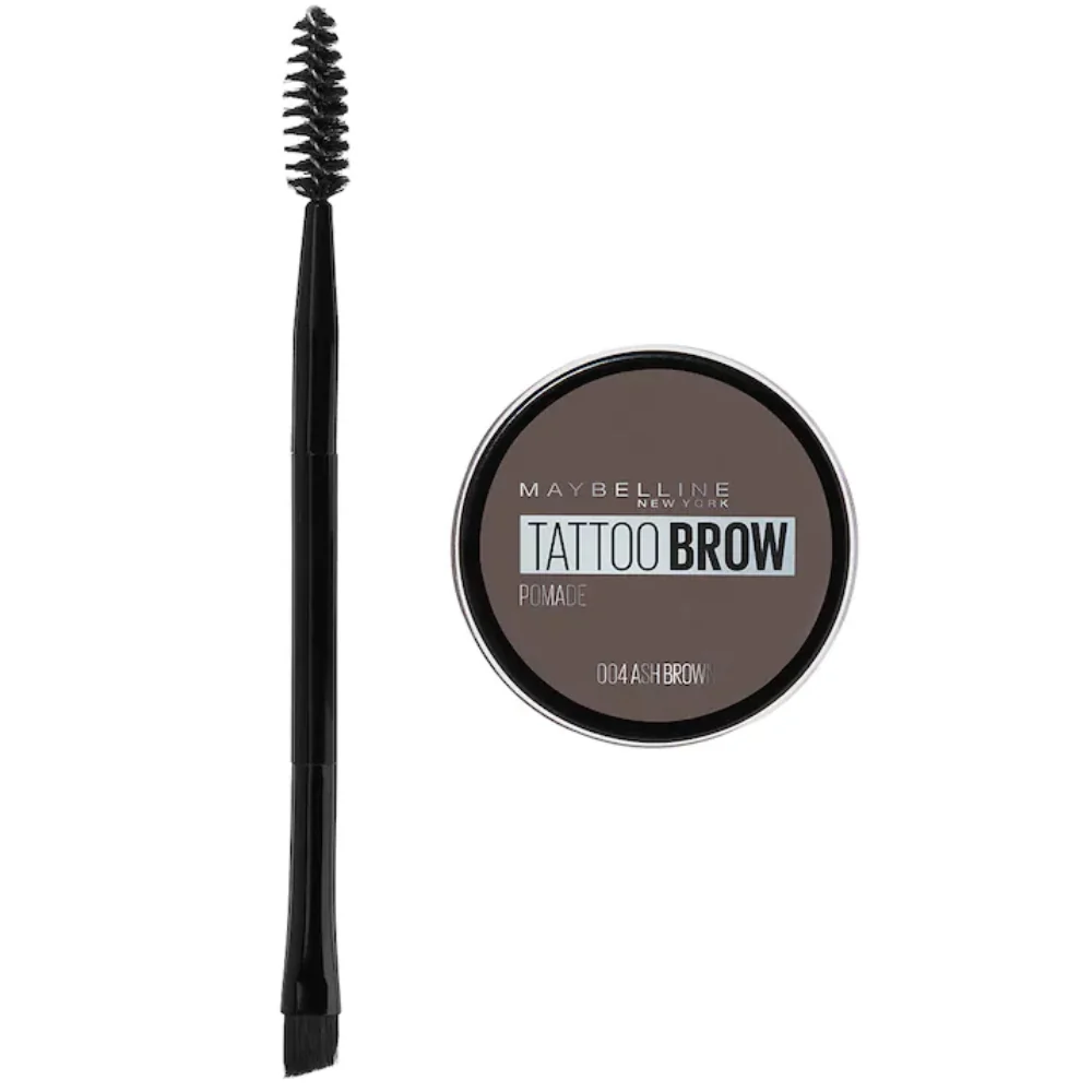 Pomada pentru sprancene Tattoo Brow 04 Ash Brown, 4.5g, Maybelline