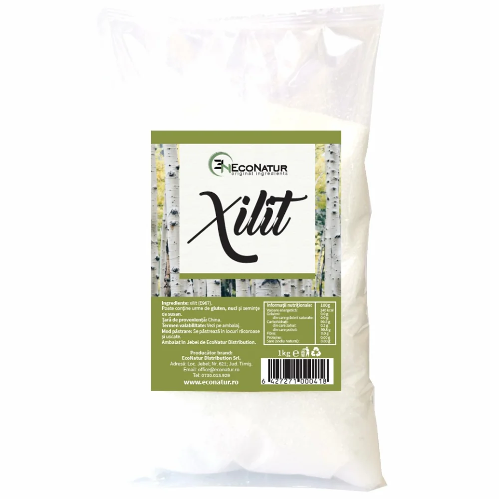 Xilitol, 1kg, EcoNatur