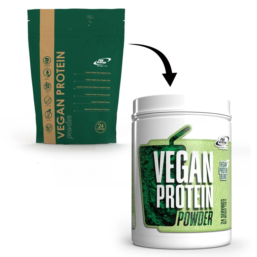 Vegan Protein, 720g, Pro Nutrition 