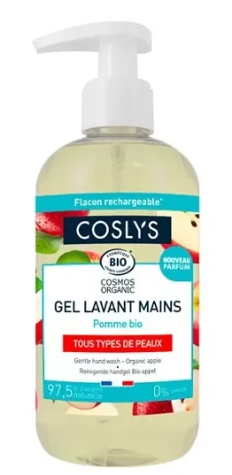 Gel bio pentru spalare pe maini fara sapun cu extract de mere, 300ml, Coslys