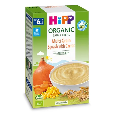 Multicereale cu dovleac 6 luni+, 200g, Hipp