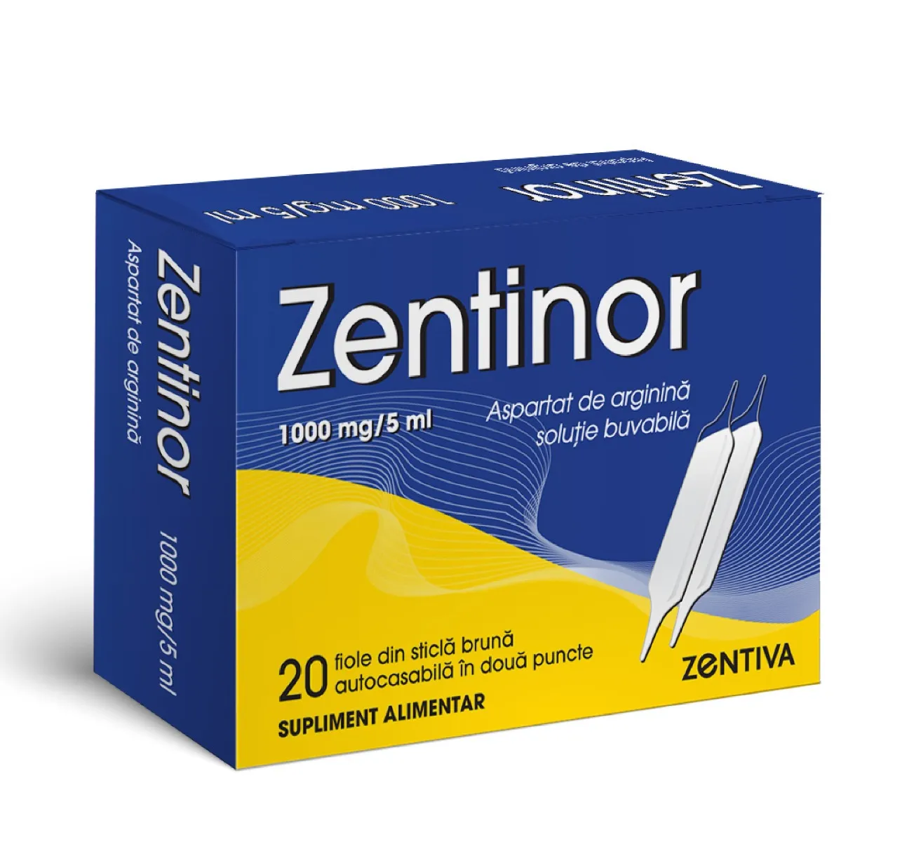 Zentinor, 20 fiole buvabile, Zentiva 