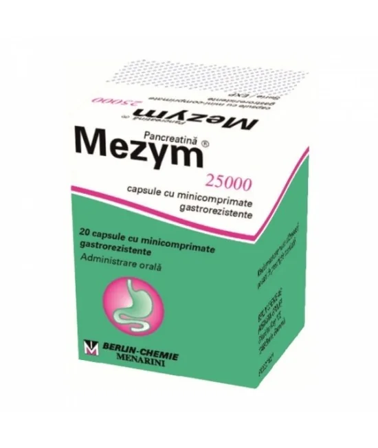 Mezym 25000, 20 comprimate, Berlin-Chemie