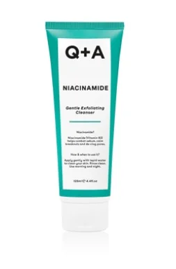 Gel de spalare exfoliant cu niacinamide, 125ml, Q+A