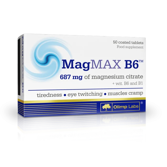 Vitamine si minerale B6 B1 Magmax, 50 tablete, Olimp Labs