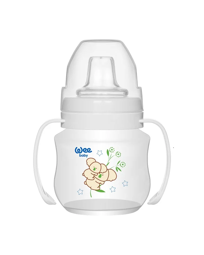 Pahar care nu curge cu maner, 125ml, Wee Baby 