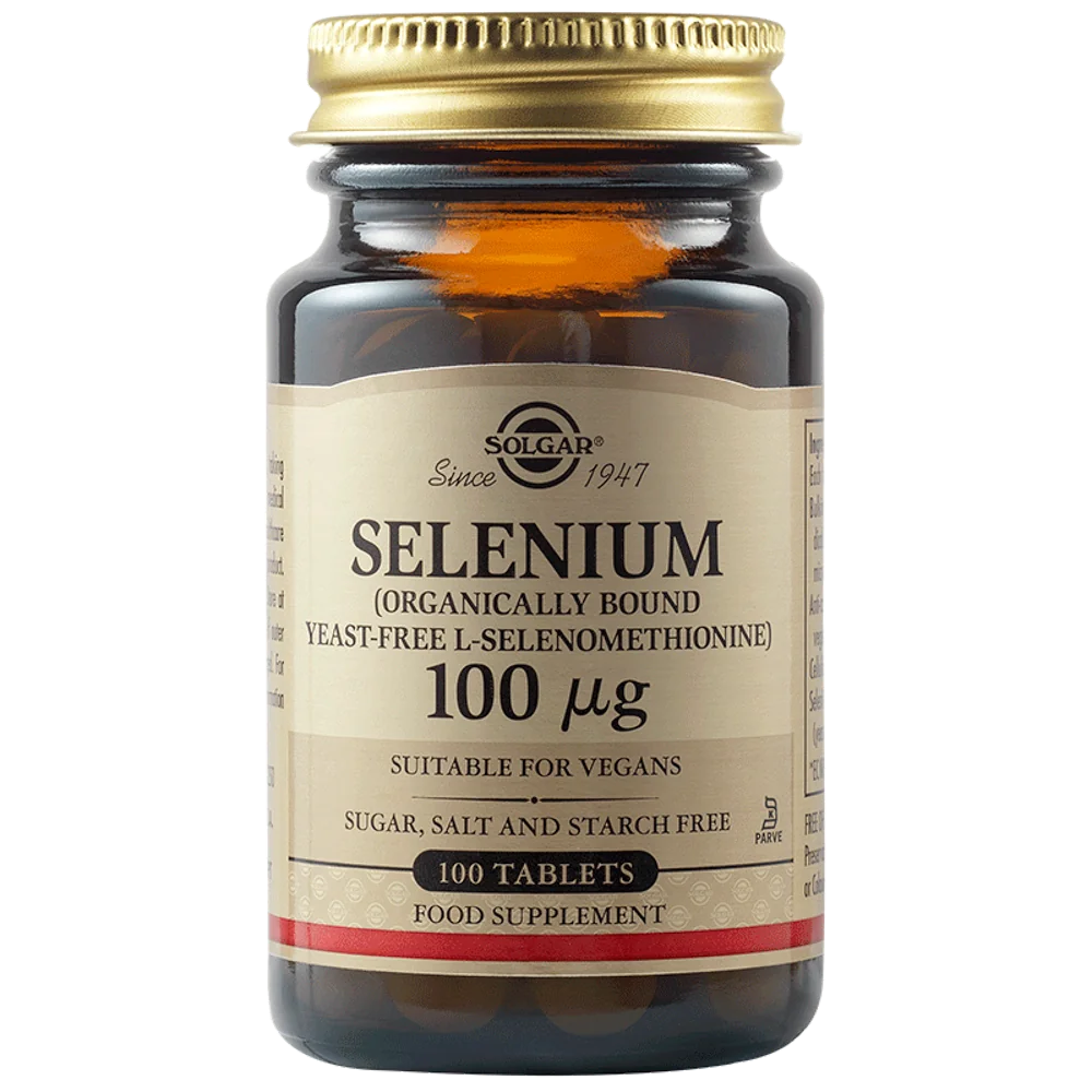 Seleniu 100mcg, 100 tablete, Solgar